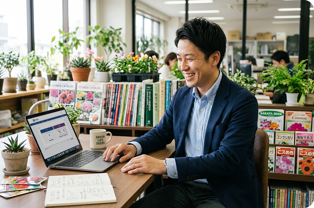 花卉・種苗会社で受発注システムを導入するメリット