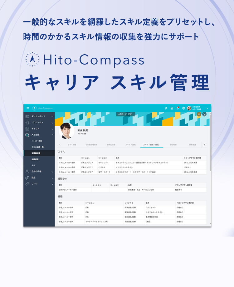 人にまつわる業務をトータルでサポートいたします