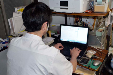 指定伝票発行も含め事務作業の時間が1/3に