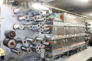 釣り糸の製造ライン